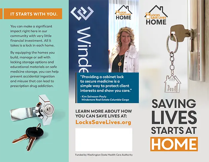 Locks Save Lives Home Brochure Front